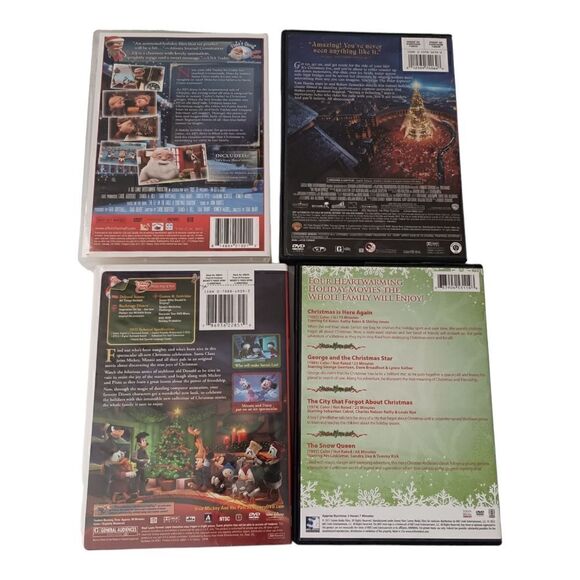 Childrens Christmas DVD Lot x 4 Elf Story Polar Express Mickey Twice Upon A Xmas - Picture 9 of 10